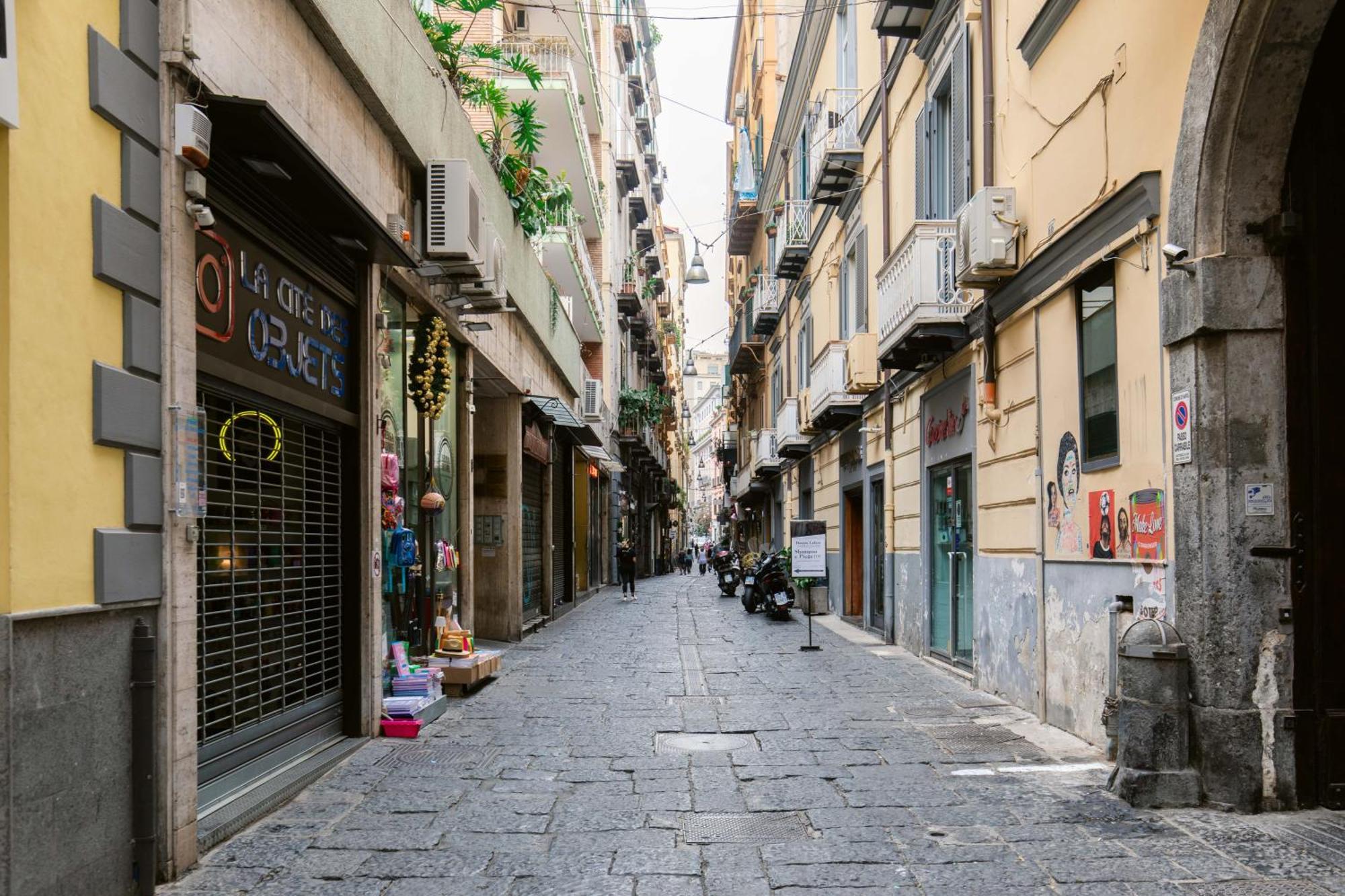Calaba Chiaia Apartman Nápoly Kültér fotó